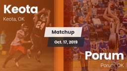 Matchup: Keota vs. Porum  2019
