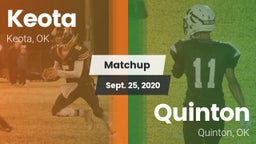 Matchup: Keota vs. Quinton  2020