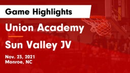 Union Academy  vs Sun Valley JV Game Highlights - Nov. 23, 2021