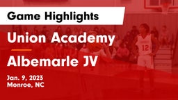 Union Academy  vs Albemarle JV Game Highlights - Jan. 9, 2023