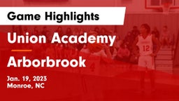 Union Academy  vs Arborbrook Game Highlights - Jan. 19, 2023