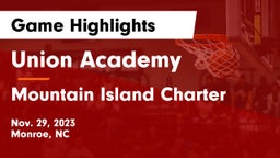 Union Academy  vs Mountain Island Charter Game Highlights - Nov. 29, 2023