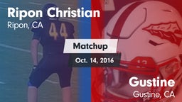 Matchup: Ripon Christian vs. Gustine  2016