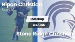 Matchup: Ripon Christian vs. Stone Ridge Christian  2017