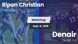 Matchup: Ripon Christian vs. Denair  2018