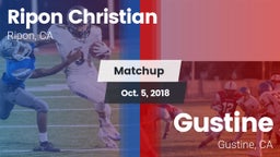 Matchup: Ripon Christian vs. Gustine  2018