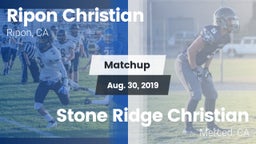 Matchup: Ripon Christian vs. Stone Ridge Christian  2019