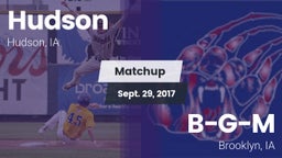 Matchup: Hudson vs. B-G-M  2017