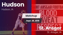 Matchup: Hudson vs. St. Ansgar  2018