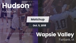 Matchup: Hudson vs. Wapsie Valley  2018