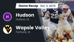 Recap: Hudson  vs. Wapsie Valley  2018