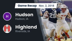 Recap: Hudson  vs. Highland  2018