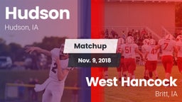 Matchup: Hudson vs. West Hancock  2018