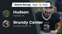 Recap: Hudson  vs. Grundy Center  2022