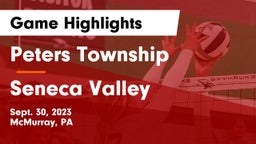 Peters Township  vs Seneca Valley  Game Highlights - Sept. 30, 2023