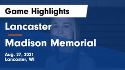 Lancaster  vs Madison Memorial  Game Highlights - Aug. 27, 2021