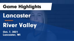Lancaster  vs River Valley  Game Highlights - Oct. 7, 2021