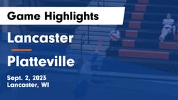 Lancaster  vs Platteville  Game Highlights - Sept. 2, 2023