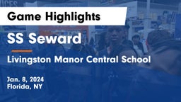 SS Seward  vs Livingston Manor Central School Game Highlights - Jan. 8, 2024