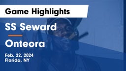 SS Seward  vs Onteora  Game Highlights - Feb. 22, 2024