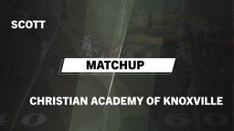 Matchup: Scott vs. Christian Academy 2016