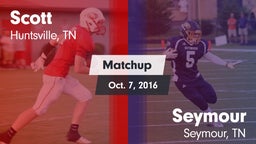 Matchup: Scott vs. Seymour  2016