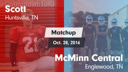 Matchup: Scott vs. McMinn Central  2016