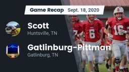 Recap: Scott  vs. Gatlinburg-Pittman  2020