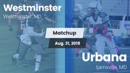 Matchup: Westminster vs. Urbana  2018