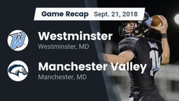 Recap: Westminster  vs. Manchester Valley  2018