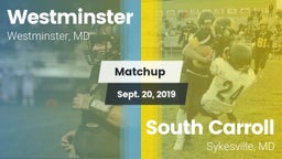 Matchup: Westminster vs. South Carroll  2019