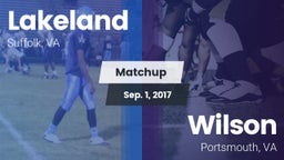 Matchup: Lakeland vs. Wilson  2017
