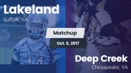 Matchup: Lakeland vs. Deep Creek  2017