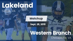 Matchup: Lakeland vs. Western Branch  2018