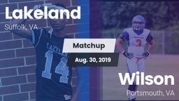 Matchup: Lakeland vs. Wilson  2019