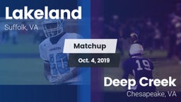 Matchup: Lakeland vs. Deep Creek  2019