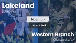 Matchup: Lakeland vs. Western Branch  2019