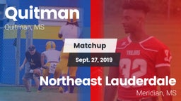 Matchup: Quitman vs. Northeast Lauderdale  2019
