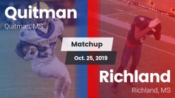 Matchup: Quitman vs. Richland  2019