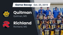 Recap: Quitman  vs. Richland  2019