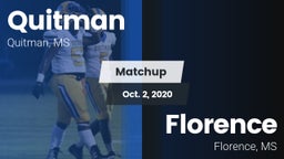 Matchup: Quitman vs. Florence  2020