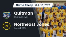 Recap: Quitman  vs. Northeast Jones  2020