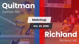 Matchup: Quitman vs. Richland  2020
