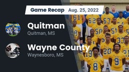 Recap: Quitman  vs. Wayne County  2022