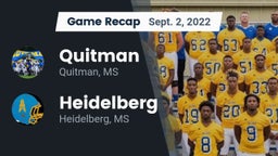 Recap: Quitman  vs. Heidelberg  2022