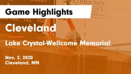 Cleveland  vs Lake Crystal-Wellcome Memorial  Game Highlights - Nov. 2, 2020