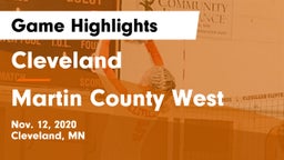 Cleveland  vs Martin County West  Game Highlights - Nov. 12, 2020
