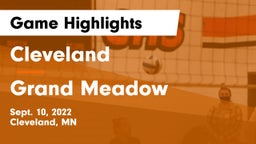 Cleveland  vs Grand Meadow  Game Highlights - Sept. 10, 2022