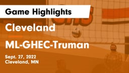 Cleveland  vs ML-GHEC-Truman Game Highlights - Sept. 27, 2022