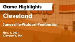 Cleveland  vs Janesville-Waldorf-Pemberton  Game Highlights - Nov. 1, 2021